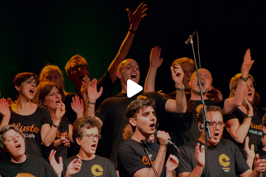 cluster coro video canto